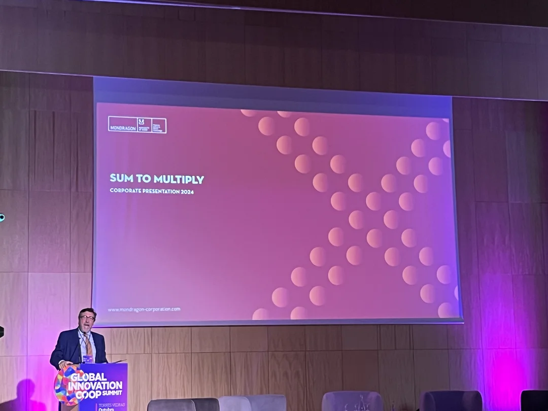 German Lorenzo from Mondragon at Coop Innovation Summit